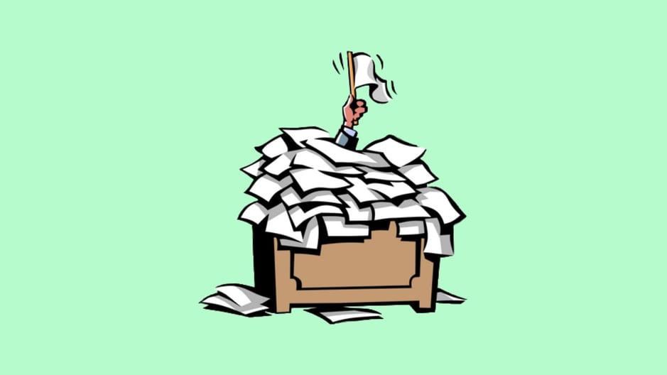 Image - Blog Image - Kate - 6 Important Benefits of a Simplified Financial Life (Updated) - Stack of Papers on Desk - JPEG - 2-26-2020